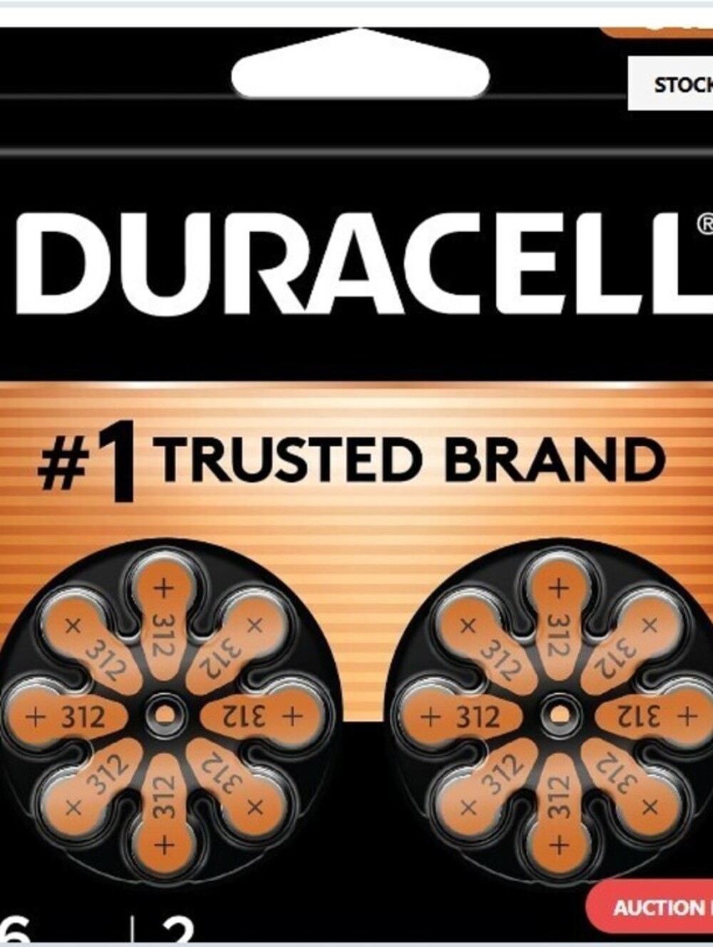 Duracell Hearing Aid Batteries Size 13, Orange, 16 Count